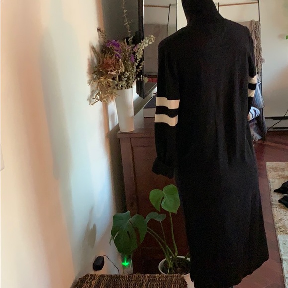 Varsity V-Neck Sweater Dress - Picture 4 of 4